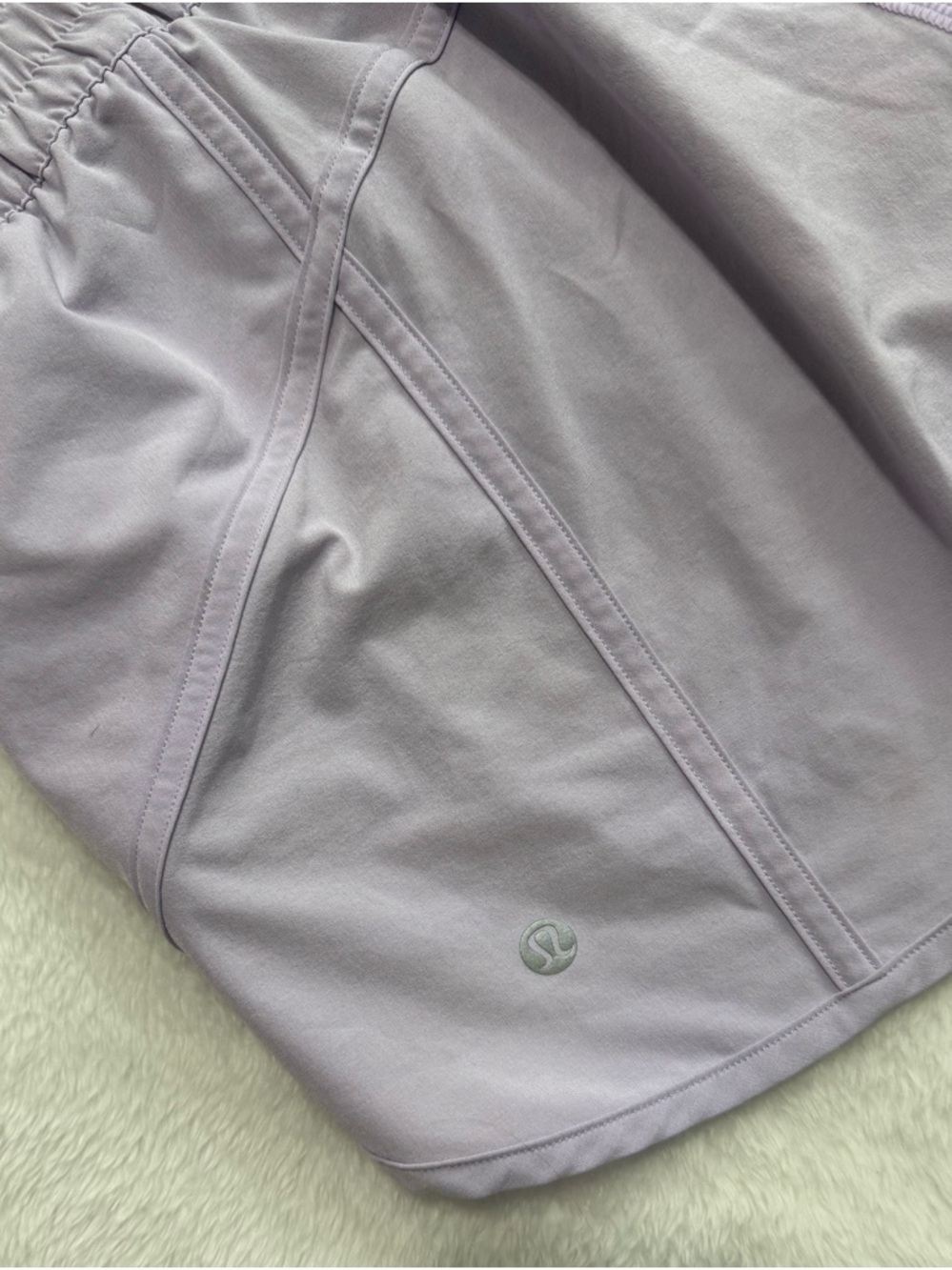 Lululemon Lined Shorts - Lilac Smoke